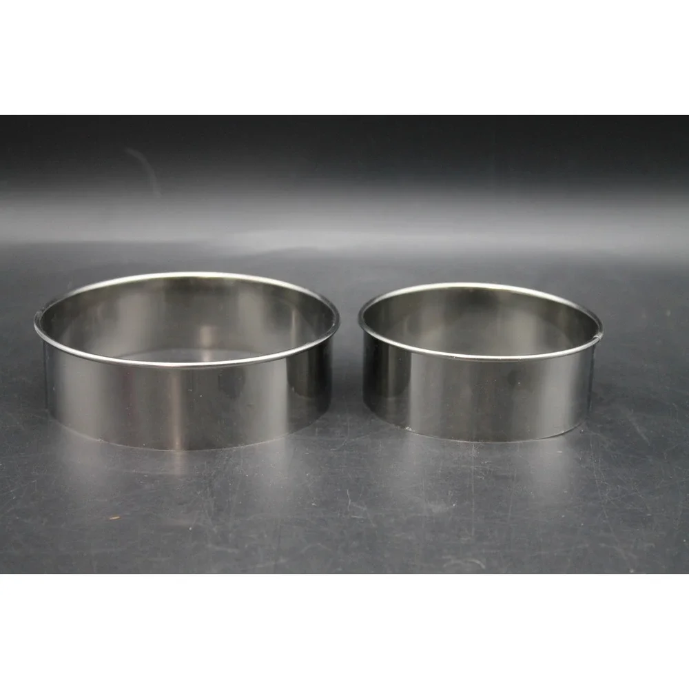 Funutters Stainless Steel Round Cookie Biscuit Cutter Set 4 Piece 2 3 4 5 Inch